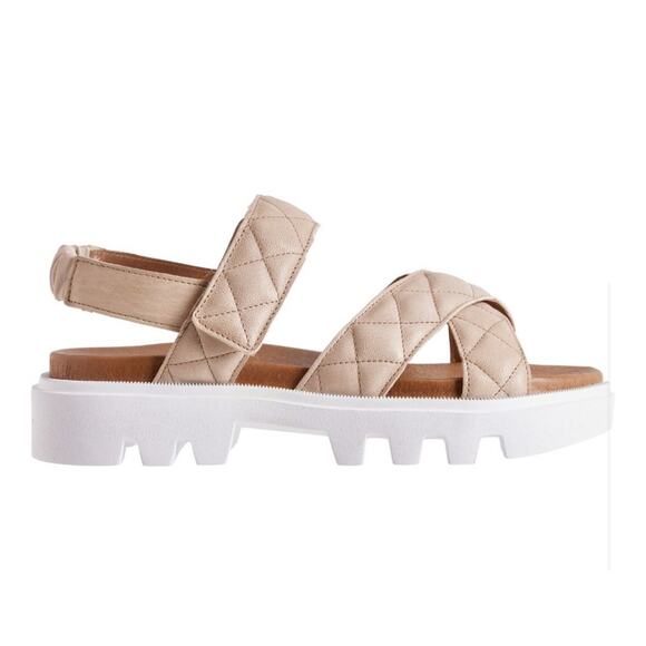 Ca'Shott Made in Portugal Caalison Chunky Sandals Leather  Size 38 NEW in BOX - Picture 4 of 8